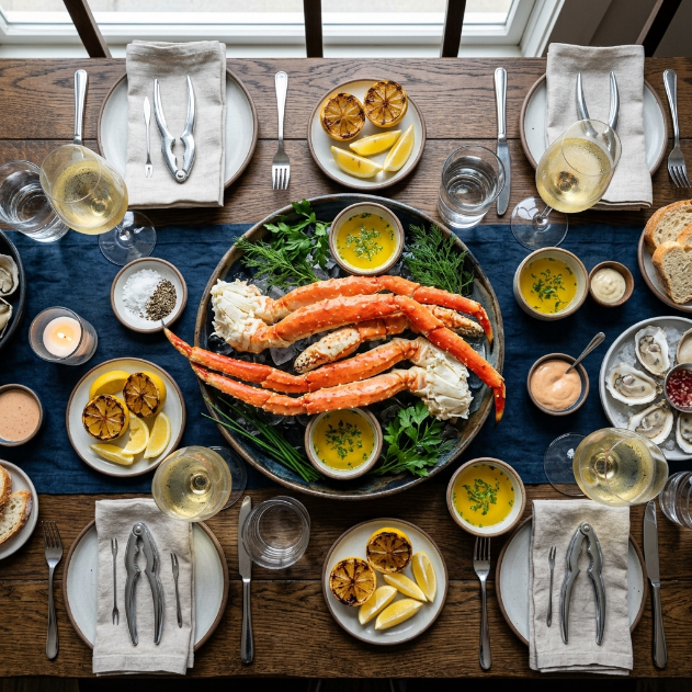 Premium Wild-Caught Alaskan King Crab Legs